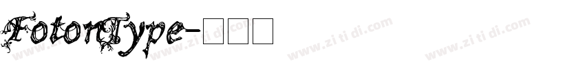 FotonType字体转换