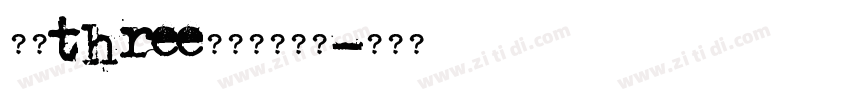 提高three拾取的精确度字体转换