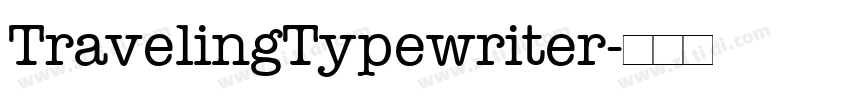 TravelingTypewriter字体转换