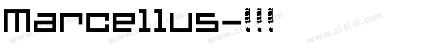 Marcellus字体转换