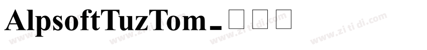 AlpsoftTuzTom字体转换