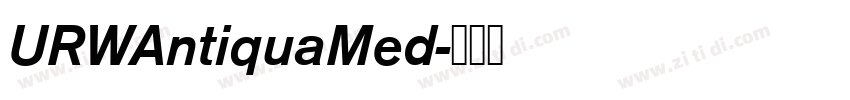 URWAntiquaMed字体转换