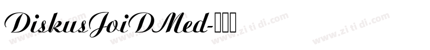 DiskusJoiDMed字体转换