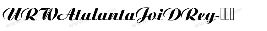 URWAtalantaJoiDReg字体转换