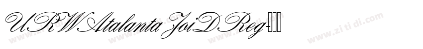 URWAtalantaJoiDReg字体转换