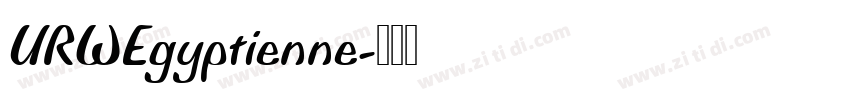 URWEgyptienne字体转换