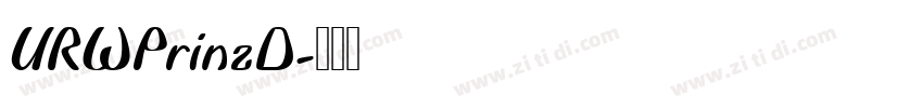URWPrinzD字体转换