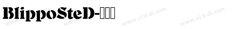 BlippoSteD字体转换