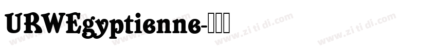 URWEgyptienne字体转换