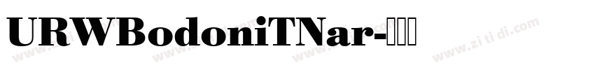 URWBodoniTNar字体转换