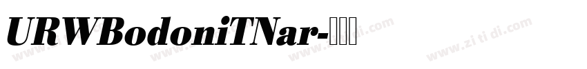 URWBodoniTNar字体转换