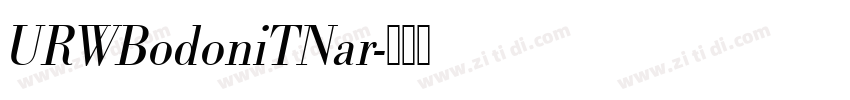 URWBodoniTNar字体转换