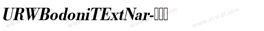 URWBodoniTExtNar字体转换