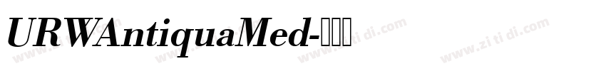 URWAntiquaMed字体转换