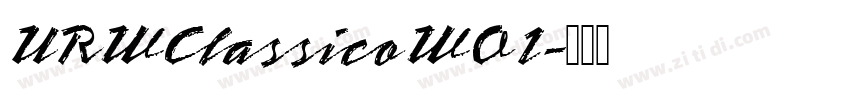 URWClassicoWO1字体转换
