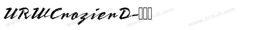 URWCrozierD字体转换