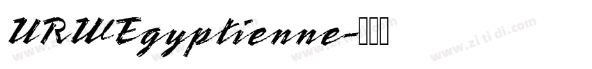 URWEgyptienne字体转换