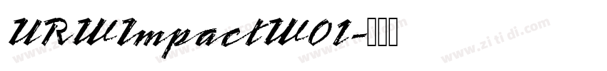 URWImpactW01字体转换