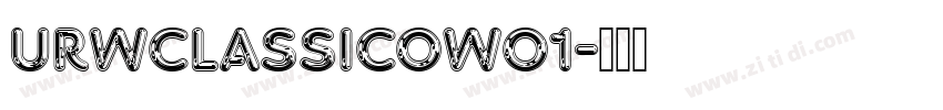 URWClassicoWO1字体转换