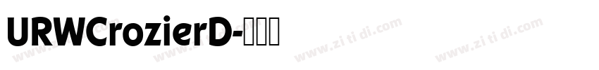 URWCrozierD字体转换