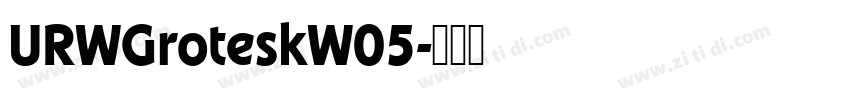 URWGroteskW05字体转换