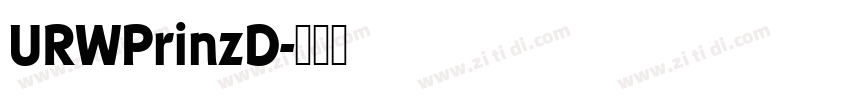 URWPrinzD字体转换