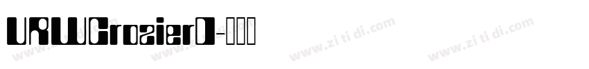 URWCrozierD字体转换