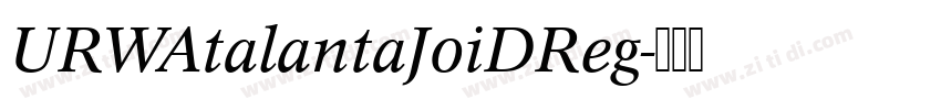 URWAtalantaJoiDReg字体转换