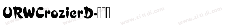 URWCrozierD字体转换