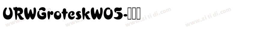 URWGroteskW05字体转换