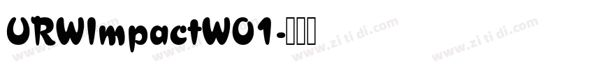 URWImpactW01字体转换