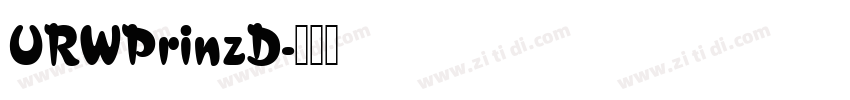 URWPrinzD字体转换