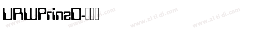 URWPrinzD字体转换