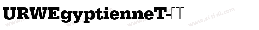 URWEgyptienneT字体转换