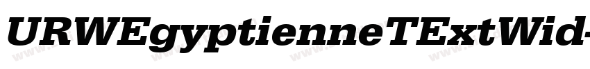 URWEgyptienneTExtWid字体转换