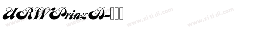 URWPrinzD字体转换