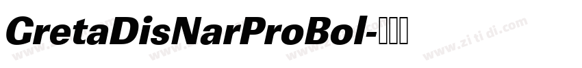 GretaDisNarProBol字体转换