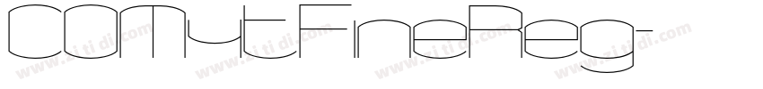 COM4tFineReg字体转换