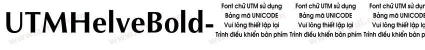 UTMHelveBold字体转换