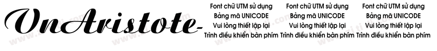 VnAristote字体转换