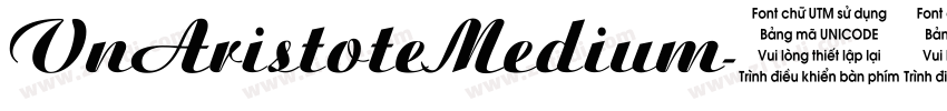 VnAristoteMedium字体转换