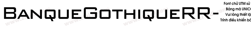 BanqueGothiqueRR字体转换
