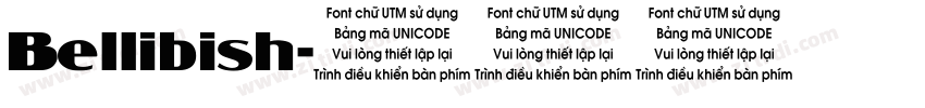 Bellibish字体转换