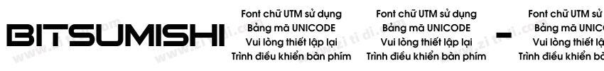 bitsumishi字体字体转换
