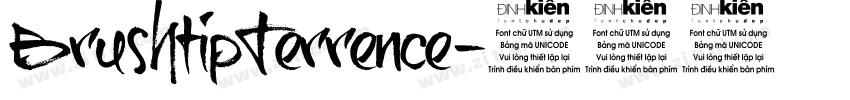 BrushtipTerrence字体转换