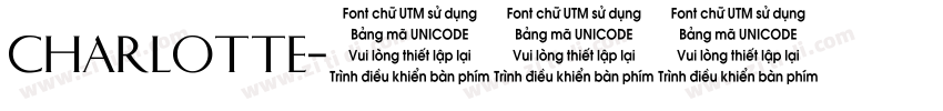 charlotte字体转换