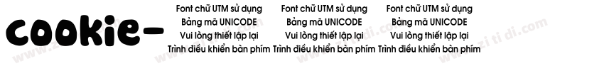 cookie字体转换