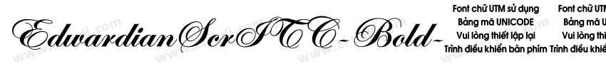 EdwardianScrITC-Bold字体转换