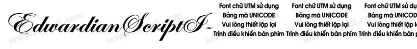 EdwardianScriptI字体转换