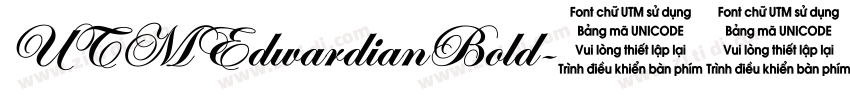 UTMEdwardianBold字体转换